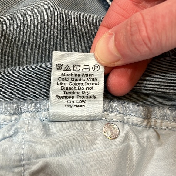 Princess Polly Batkins Denim Maxi Skirt Front Slit PP-DNM Women's 6 EUC Jean - Picture 14 of 14